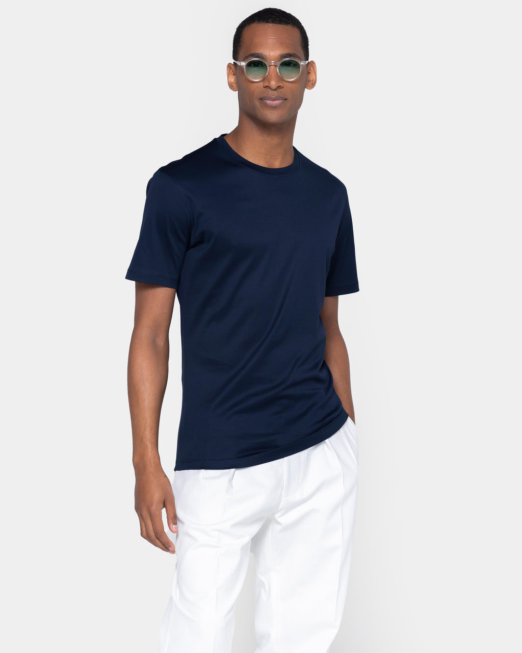 Fila Blu Cotton Uomo T-Shirt