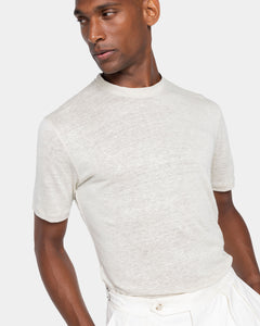 Rope Short Sleeve T-Shirt 100% Masters of Linen | Filatori 